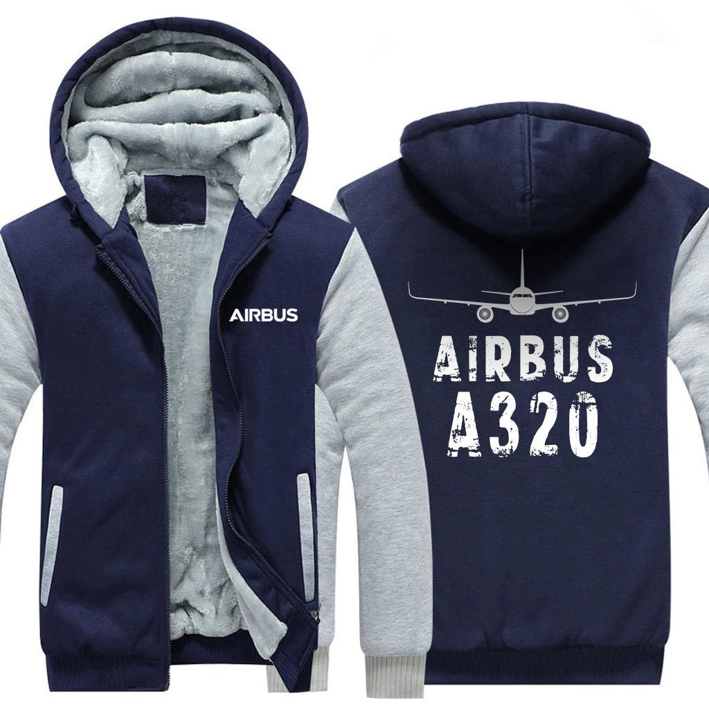 AIRBUS A320 DESIGNED ZIPPER SWEATERS THE AV8R