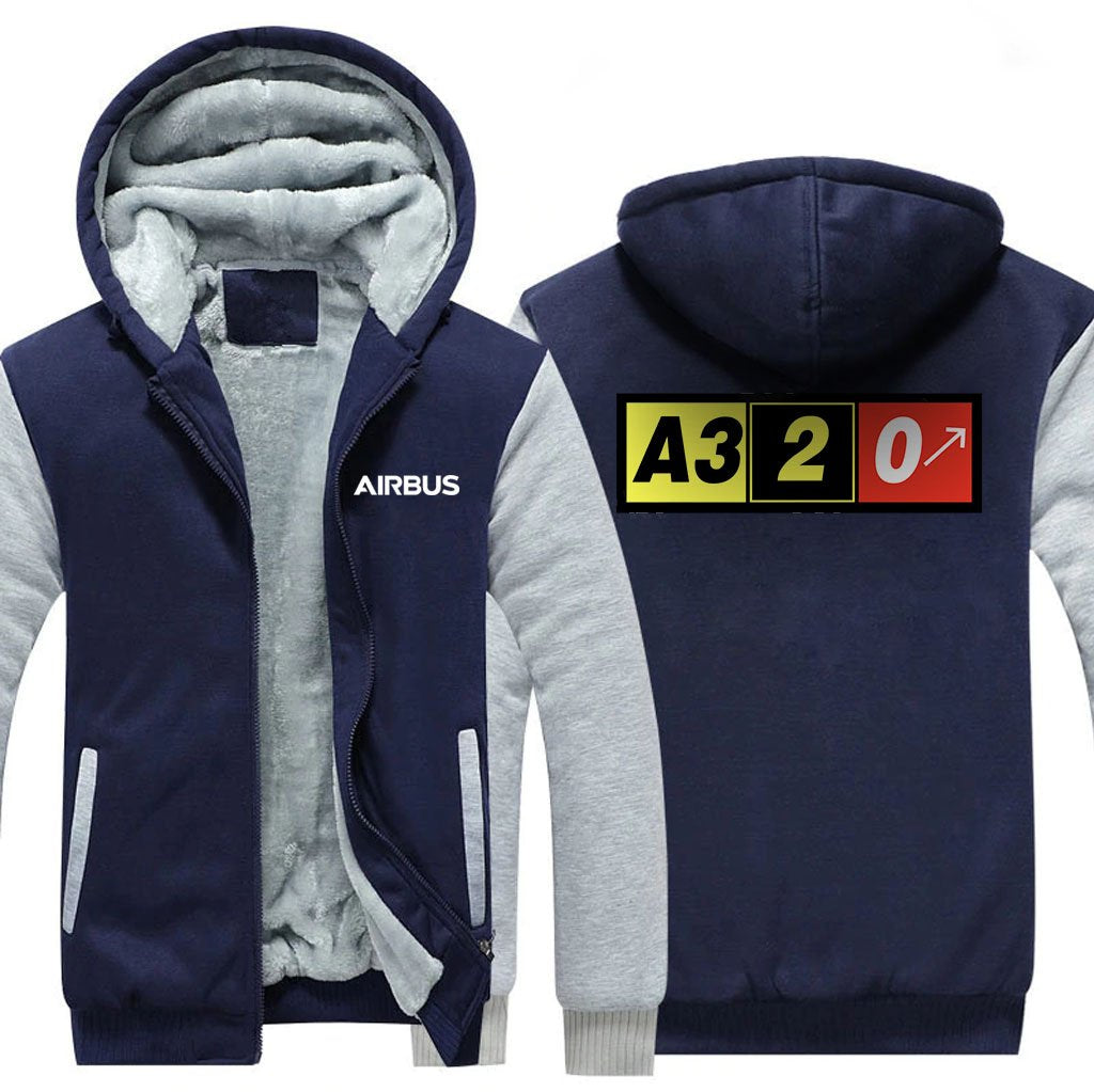 AIRBUS A320 DESIGNED ZIPPER SWEATERS THE AV8R