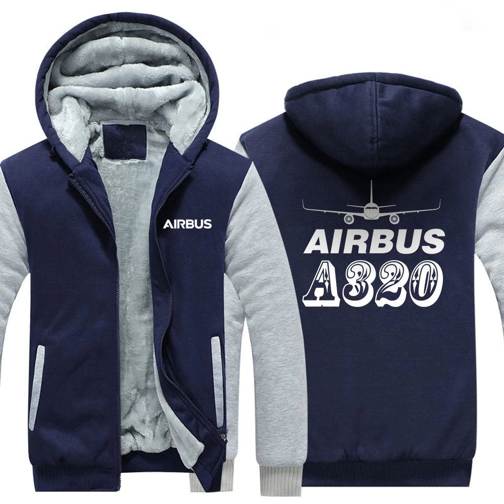 AIRBUS A320 DESIGNED ZIPPER SWEATERS THE AV8R