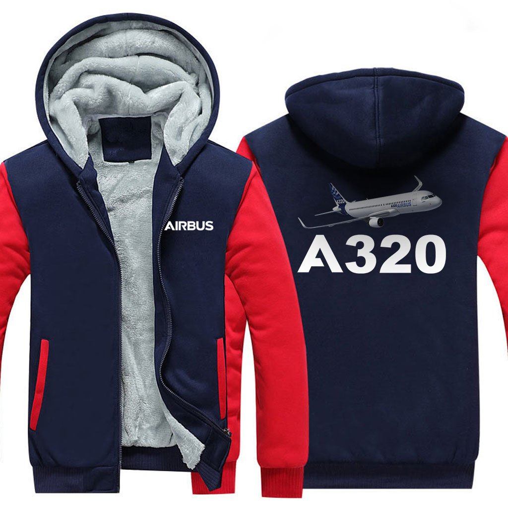 AIRBUS A320 DESIGNED ZIPPER SWEATERS THE AV8R