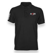 Thumbnail for AIRBUS A320 LOVE AT FIRST FLIGHT POLO SHIRT THE AV8R