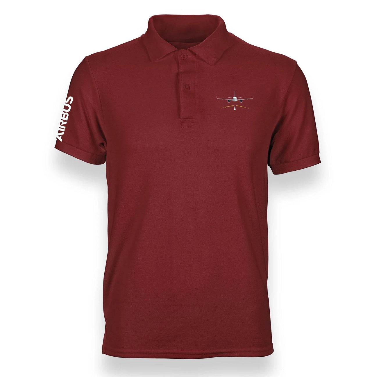 AIRBUS A320 RUNWAY DESIGNED POLO SHIRT THE AV8R