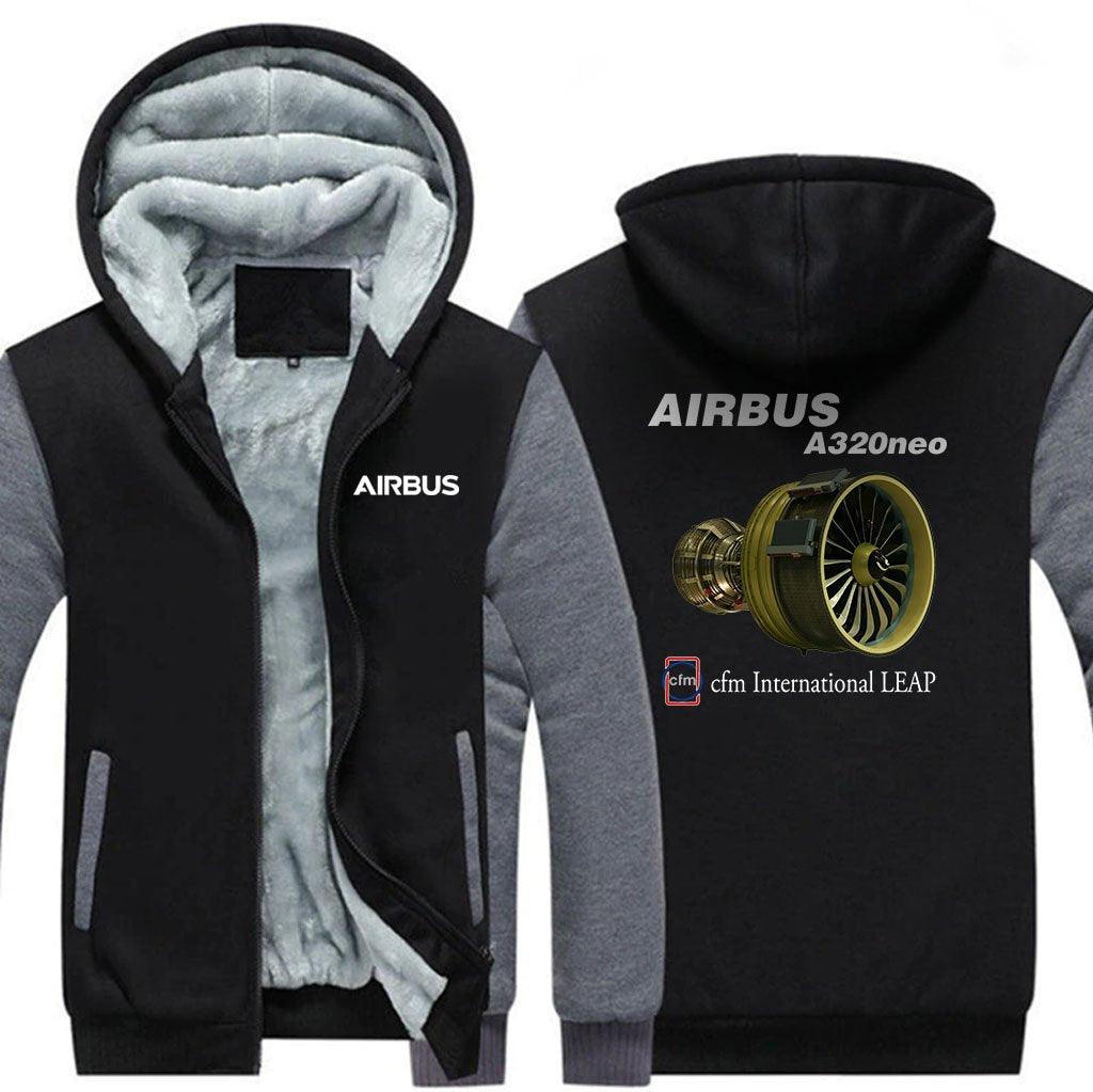 AIRBUS A320NEO CMF DESIGNED ZIPPER SWEATERS THE AV8R