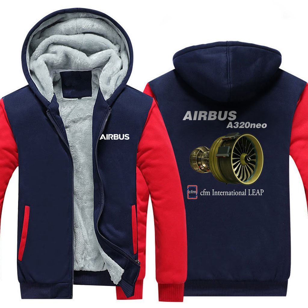 AIRBUS A320NEO CMF DESIGNED ZIPPER SWEATERS THE AV8R