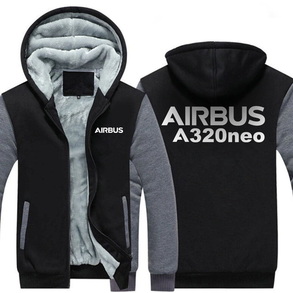 AIRBUS A320NEO DESIGNED ZIPPER SWEATERS THE AV8R