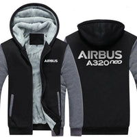 Thumbnail for AIRBUS A320NEO DESIGNED ZIPPER SWEATERS THE AV8R