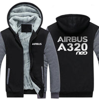 Thumbnail for AIRBUS A320NEO DESIGNED ZIPPER SWEATERS THE AV8R