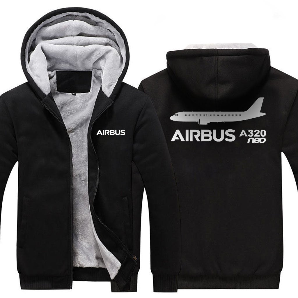 AIRBUS A320NEO DESIGNED ZIPPER SWEATERS THE AV8R