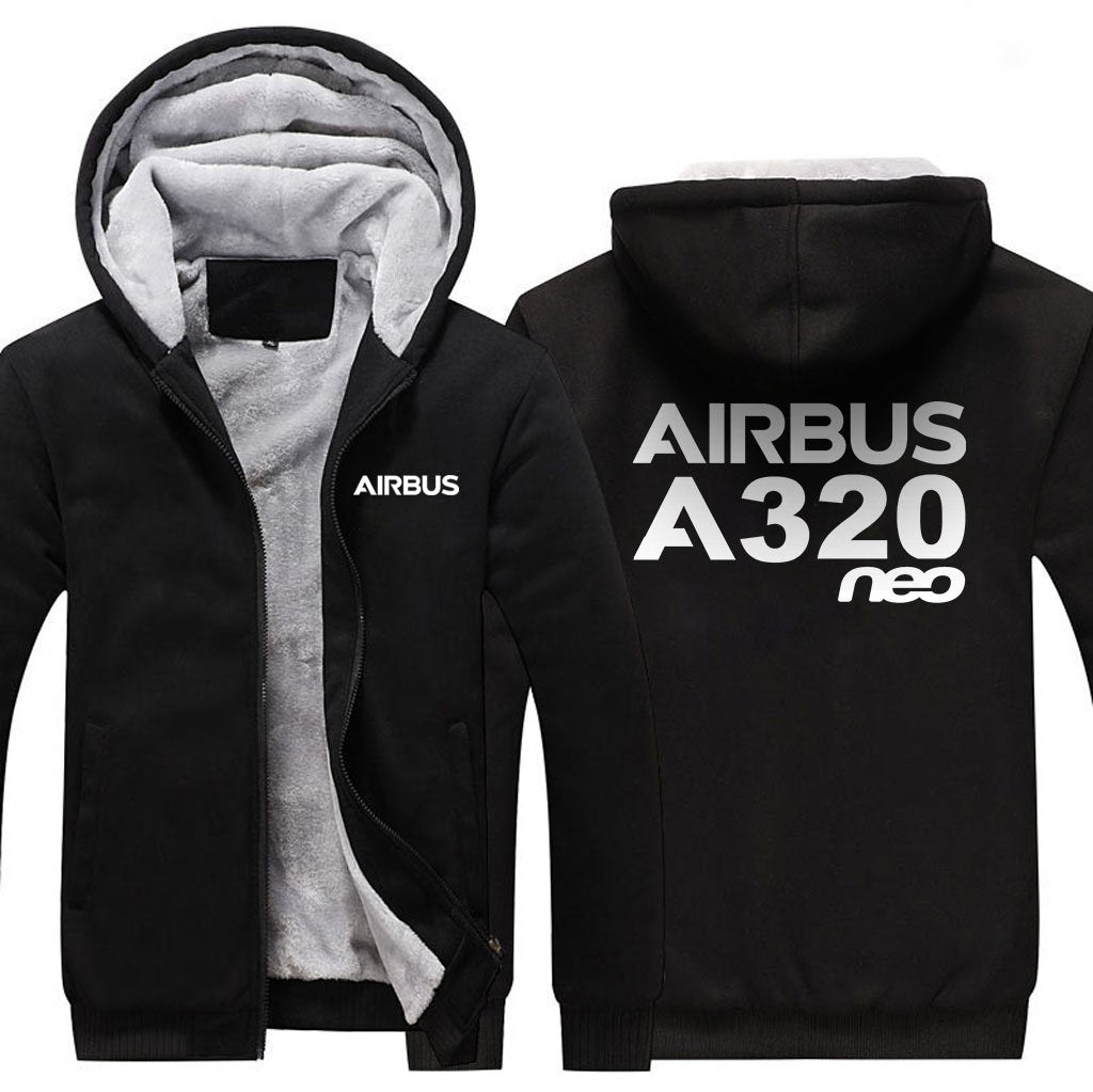 AIRBUS A320NEO DESIGNED ZIPPER SWEATERS THE AV8R