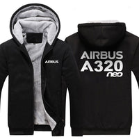 Thumbnail for AIRBUS A320NEO DESIGNED ZIPPER SWEATERS THE AV8R