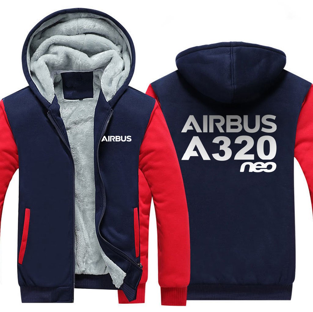 AIRBUS A320NEO DESIGNED ZIPPER SWEATERS THE AV8R