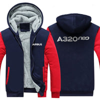 Thumbnail for AIRBUS A320NEO DESIGNED ZIPPER SWEATERS THE AV8R