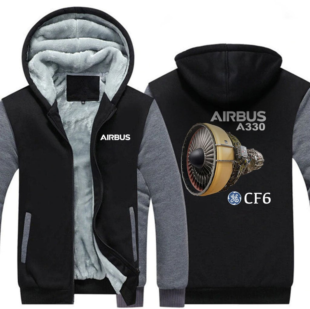 AIRBUS A330 CFM6 DESIGNED ZIPPER SWEATERS THE AV8R