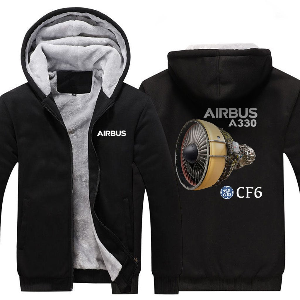 AIRBUS A330 CFM6 DESIGNED ZIPPER SWEATERS THE AV8R