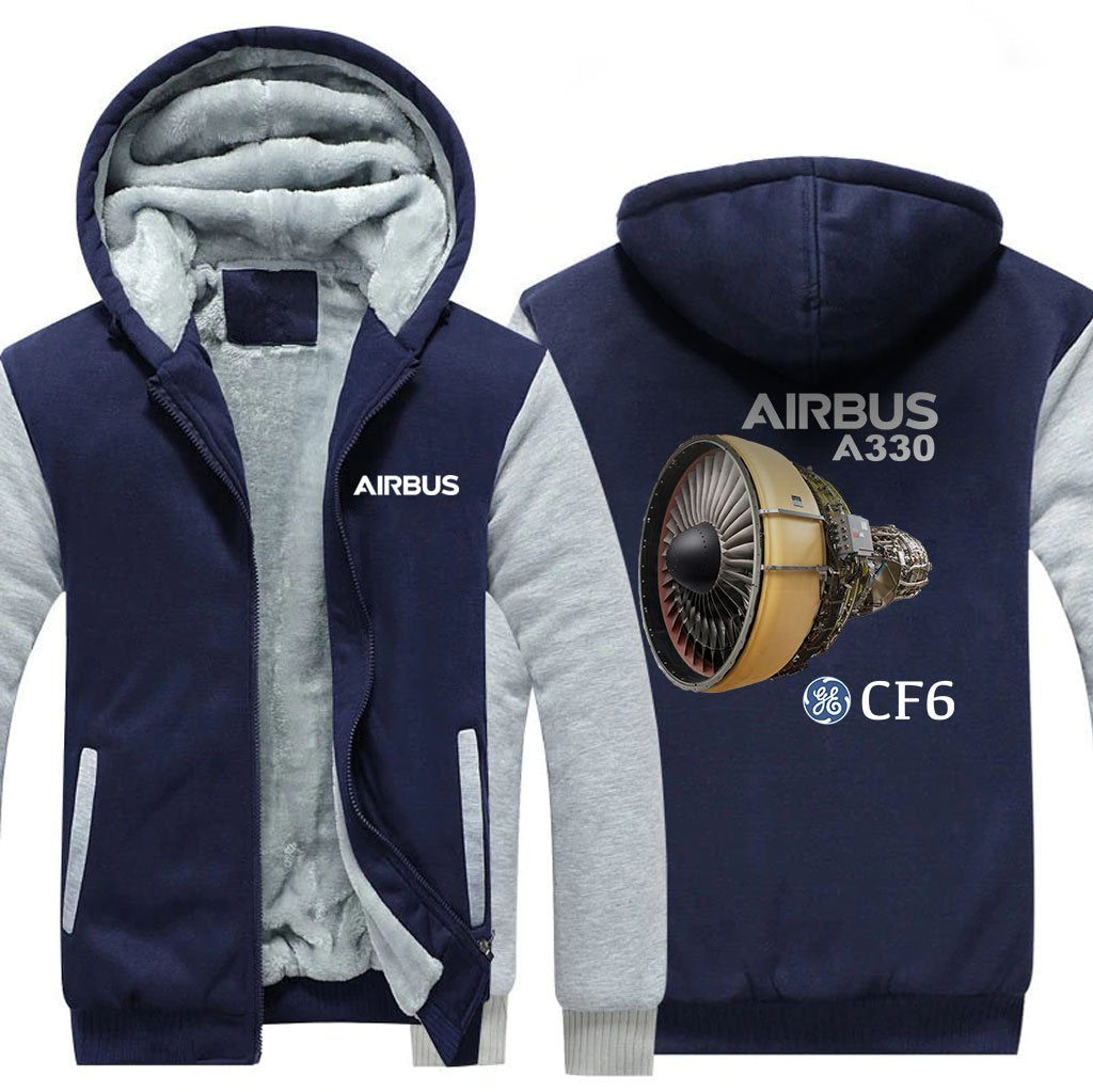 AIRBUS A330 CFM6 DESIGNED ZIPPER SWEATERS THE AV8R