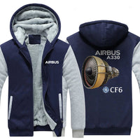 Thumbnail for AIRBUS A330 CFM6 DESIGNED ZIPPER SWEATERS THE AV8R