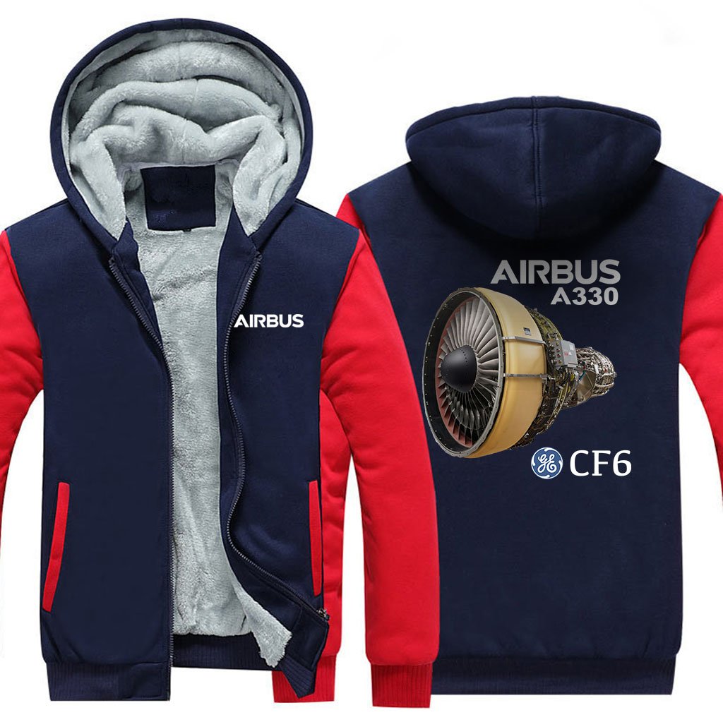 AIRBUS A330 CFM6 DESIGNED ZIPPER SWEATERS THE AV8R