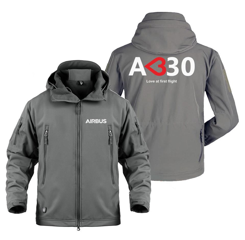 AIRBUS A330 LOVE AT FIRST FLIGHT DESIGNED MILITARY FLEECE THE AV8R