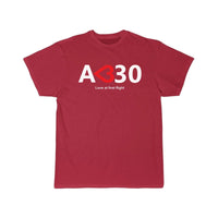 Thumbnail for Airbus A330 Love at First Flight Aviation Pilot T-Shirt THE AV8R