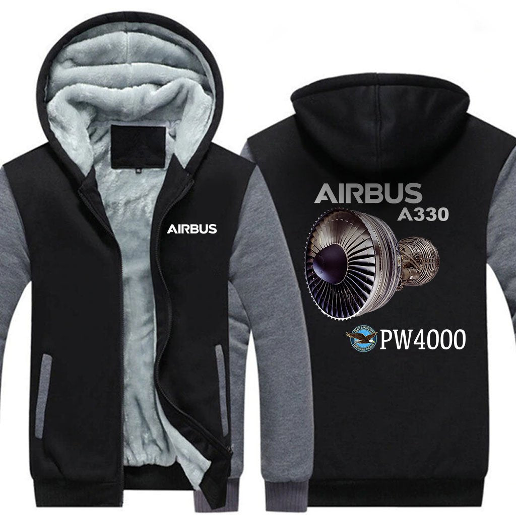 AIRBUS A330 PW4000 DESIGNED ZIPPER SWEATERS THE AV8R