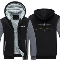 Thumbnail for AIRBUS A330 RUNWAY DESIGNED ZIPPER SWEATERS THE AV8R