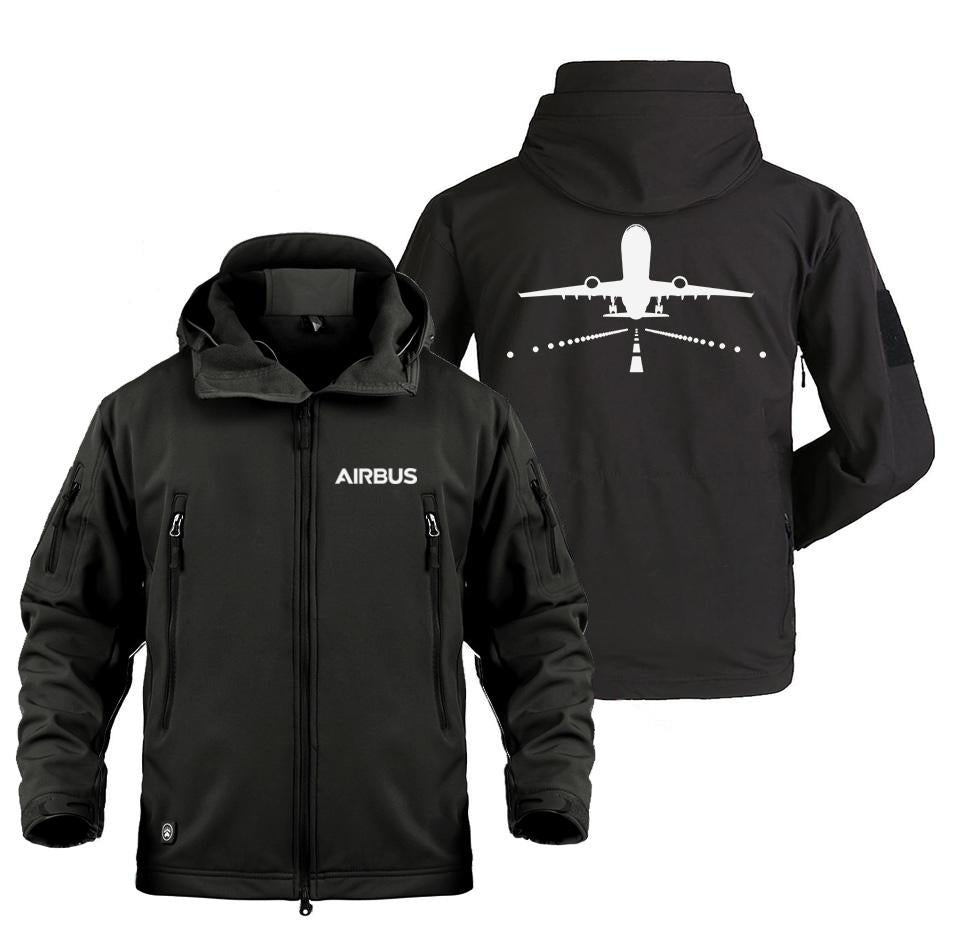 AIRBUS A330 RUNWAY LIGHT DESIGNED MILITARY FLEECE THE AV8R