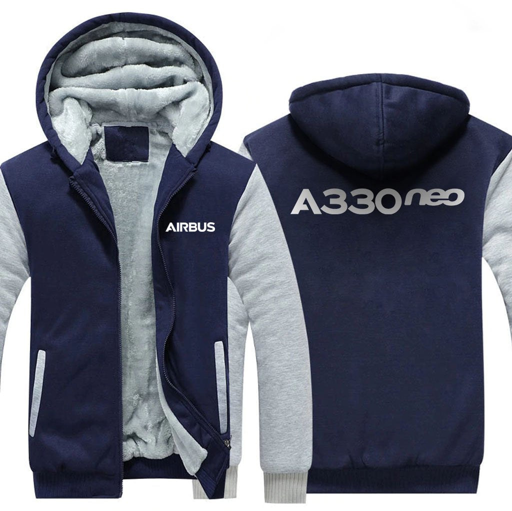 AIRBUS A330NEO DESIGNED ZIPPER SWEATERS THE AV8R