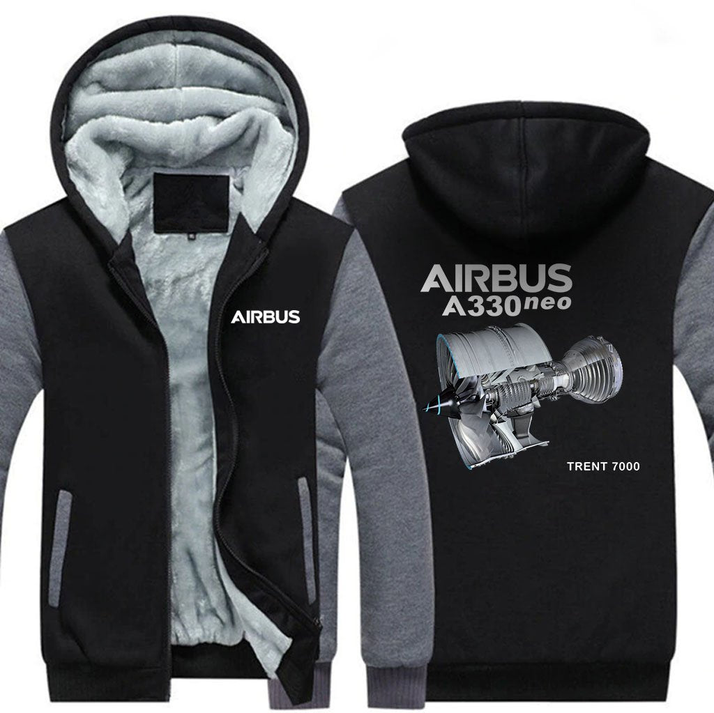 AIRBUS A330NEO TRENT 7000 DESIGNED ZIPPER SWEATERS THE AV8R