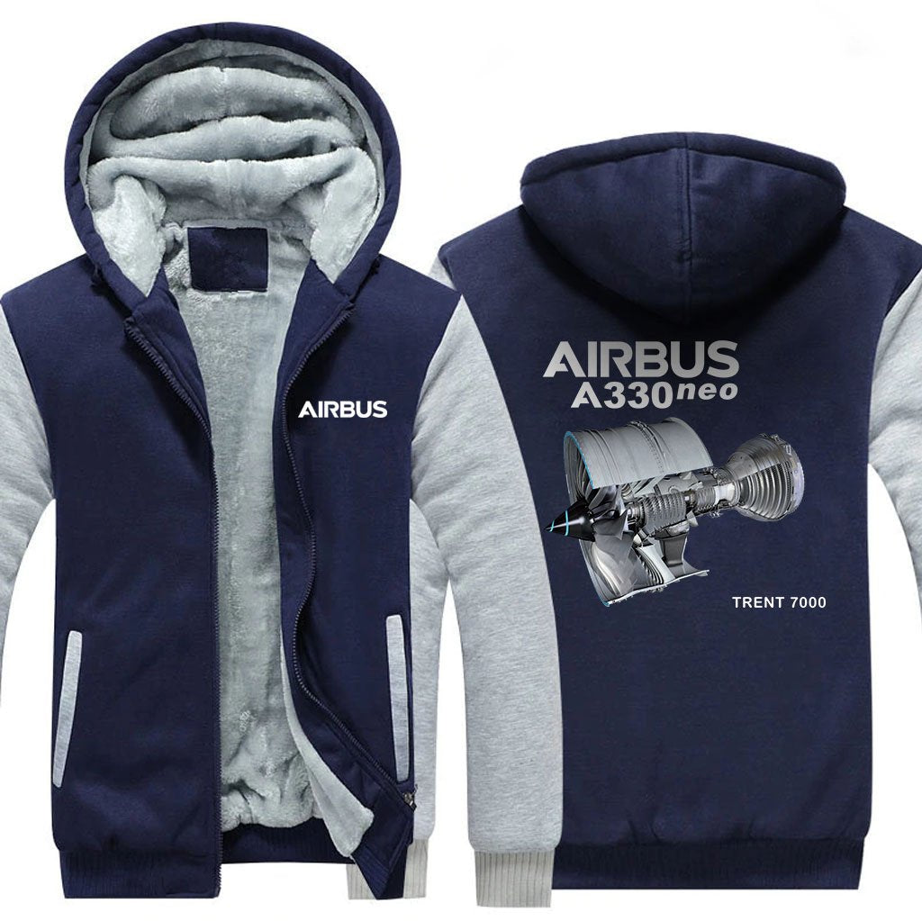 AIRBUS A330NEO TRENT 7000 DESIGNED ZIPPER SWEATERS THE AV8R