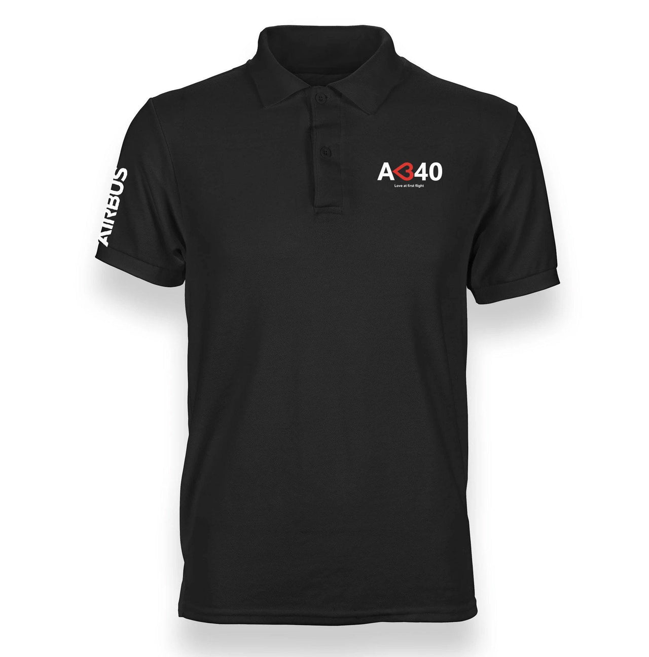 AIRBUS A340 DESIGNED POLO SHIRT THE AV8R