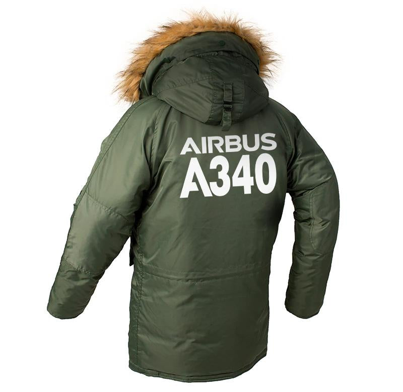 AIRBUS A340 DESIGNED WINTER N3B PUFFER COAT THE AV8R