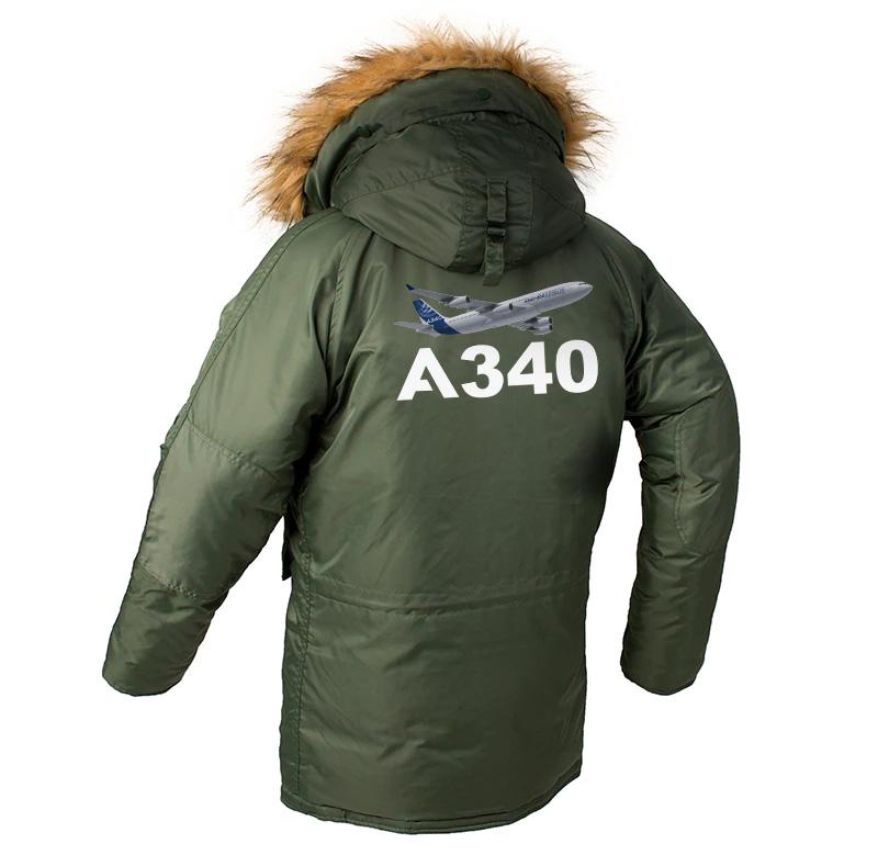 AIRBUS A340 DESIGNED WINTER N3B PUFFER COAT THE AV8R