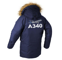 Thumbnail for AIRBUS A340 DESIGNED WINTER N3B PUFFER COAT THE AV8R