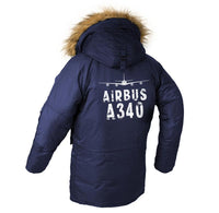 Thumbnail for AIRBUS A340 DESIGNED WINTER N3B PUFFER COAT THE AV8R