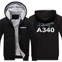 Thumbnail for AIRBUS A340 DESIGNED ZIPPER SWEATERS THE AV8R