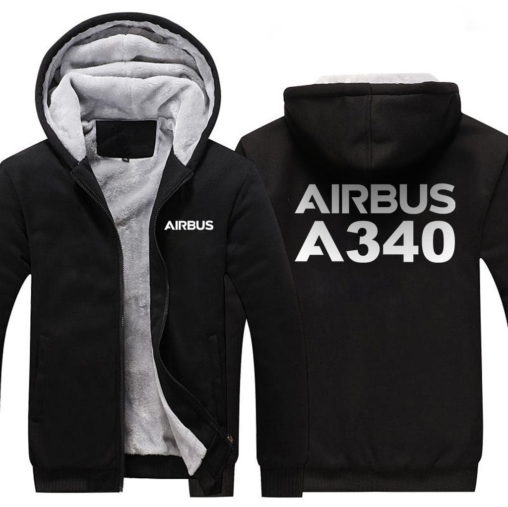 AIRBUS A340 DESIGNED ZIPPER SWEATERS THE AV8R