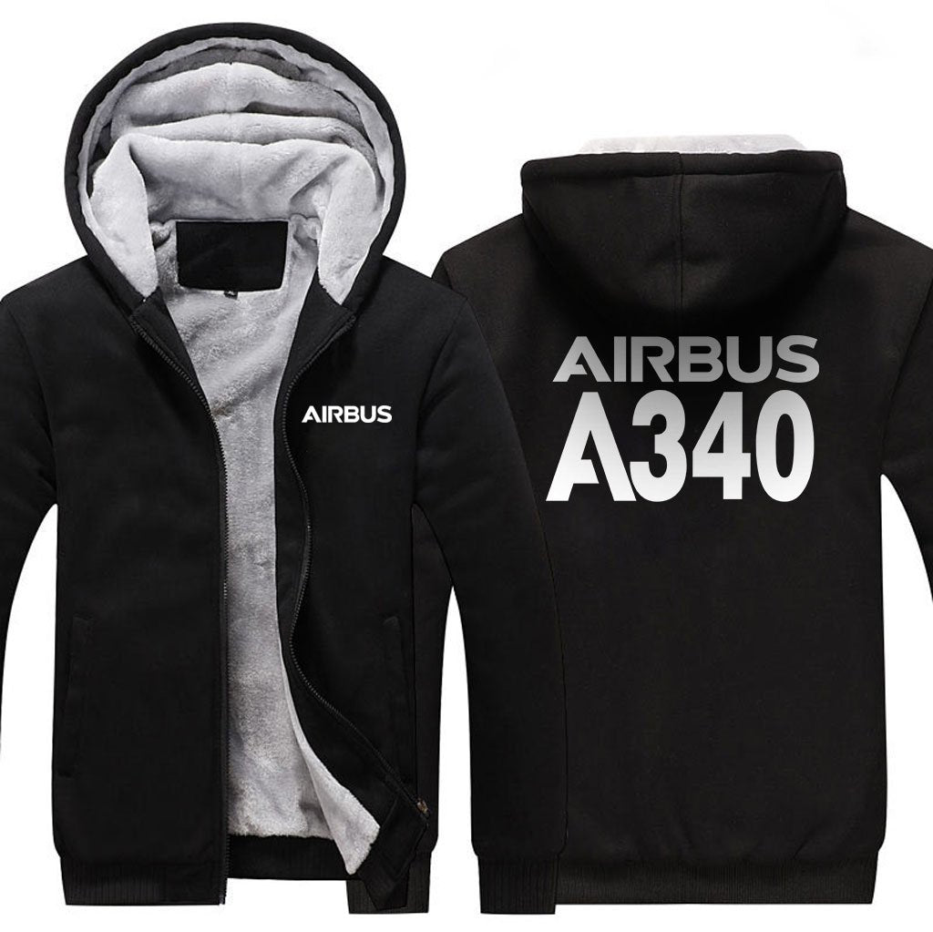 AIRBUS A340 DESIGNED ZIPPER SWEATERS THE AV8R