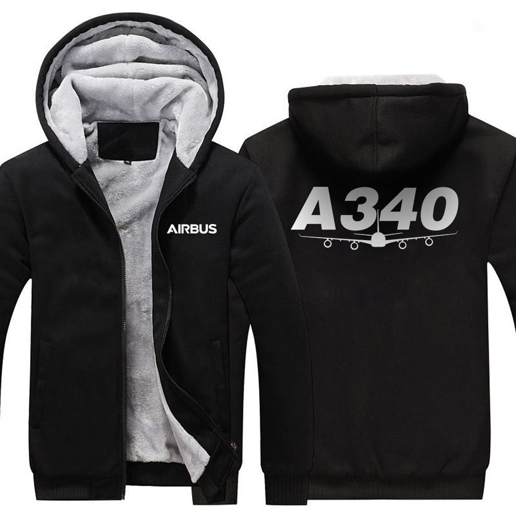 AIRBUS A340 DESIGNED ZIPPER SWEATERS THE AV8R