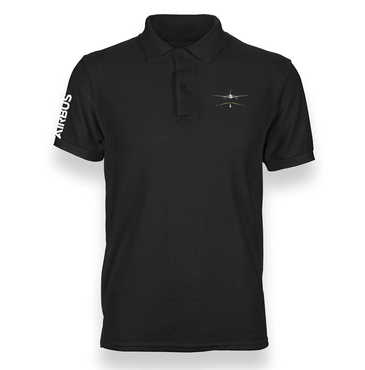 AIRBUS A350 RUNWAY DESIGNED POLO SHIRT THE AV8R