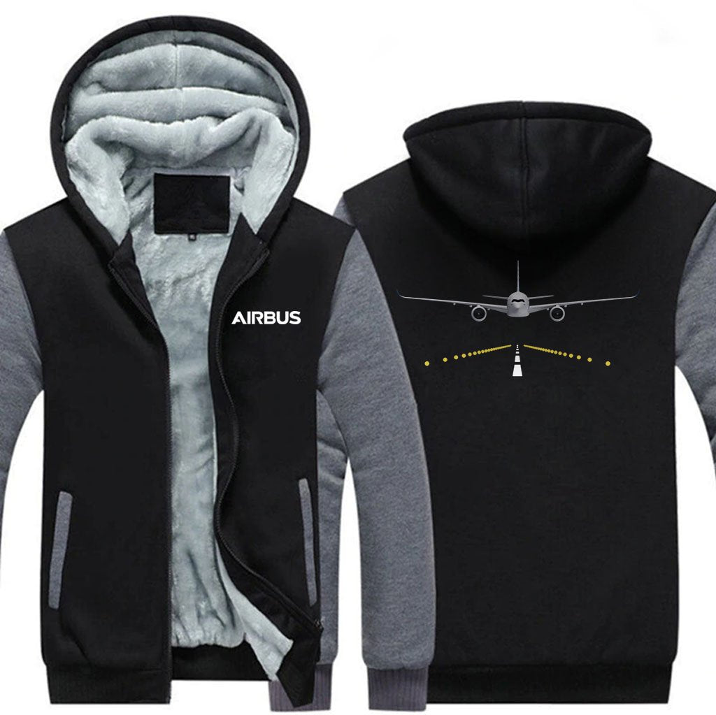 AIRBUS A350 RUNWAY DESIGNED ZIPPER SWEATERS THE AV8R