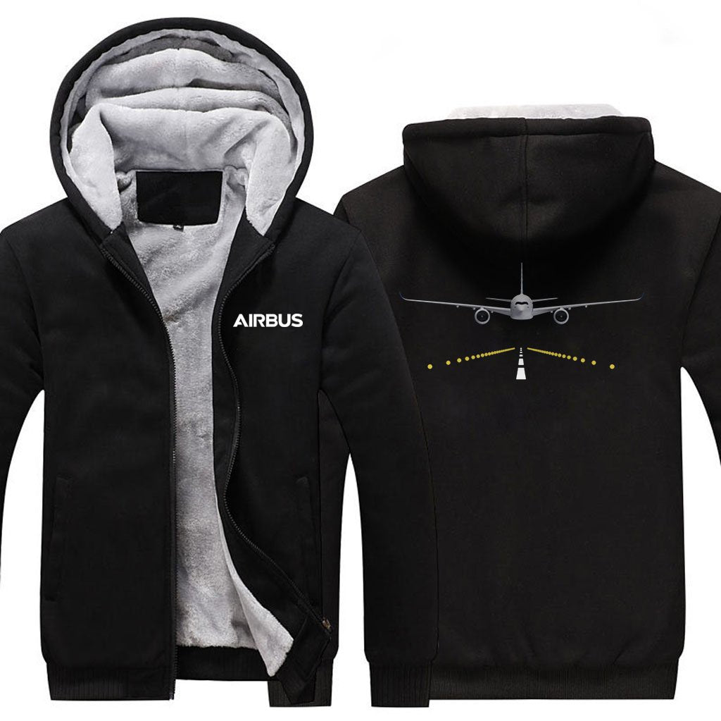 AIRBUS A350 RUNWAY DESIGNED ZIPPER SWEATERS THE AV8R