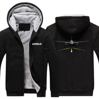 Thumbnail for AIRBUS A350 RUNWAY DESIGNED ZIPPER SWEATERS THE AV8R