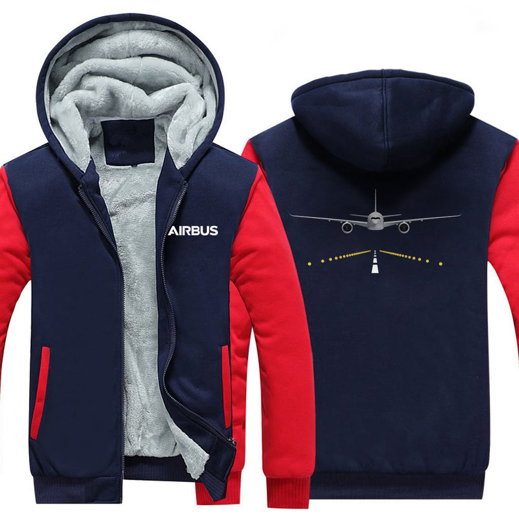 AIRBUS A350 RUNWAY DESIGNED ZIPPER SWEATERS THE AV8R