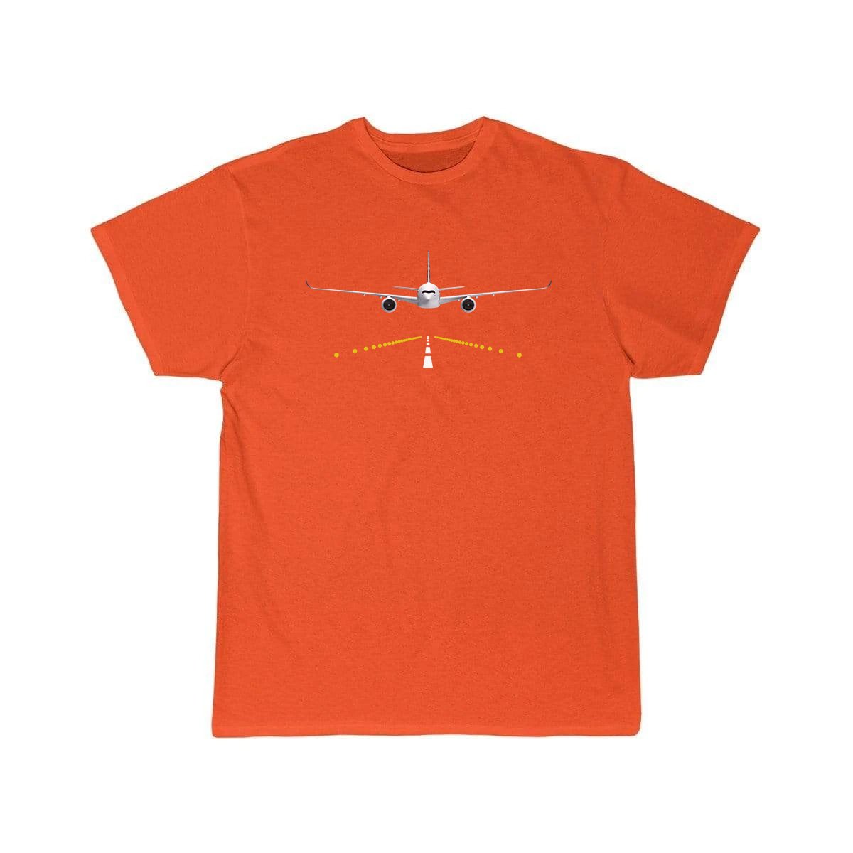 Airbus A350 Runway Light Aviation Pilot T-Shirt THE AV8R