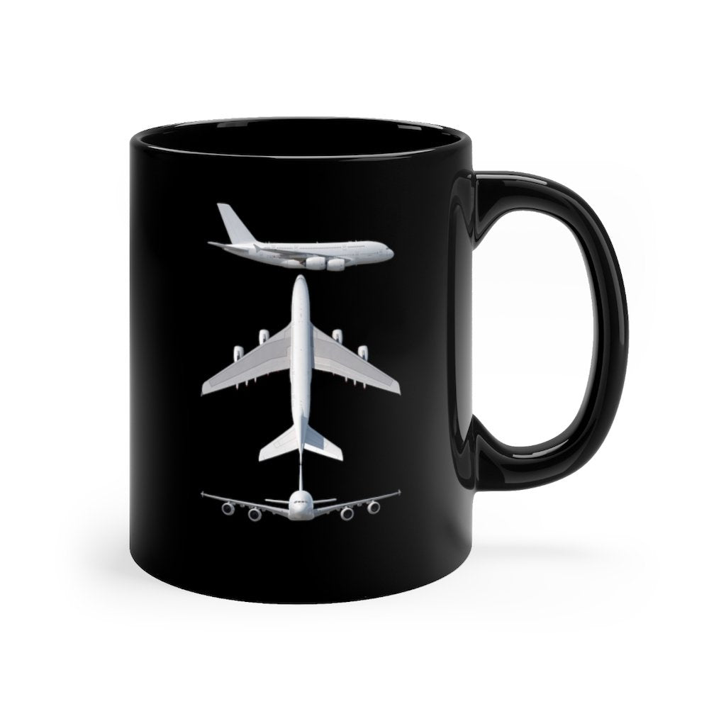 AIRBUS A380  DESIGNED MUG Printify