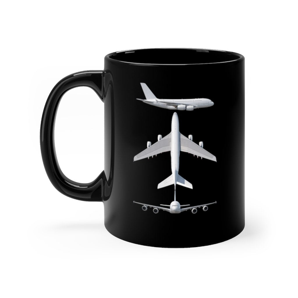 AIRBUS A380  DESIGNED MUG Printify