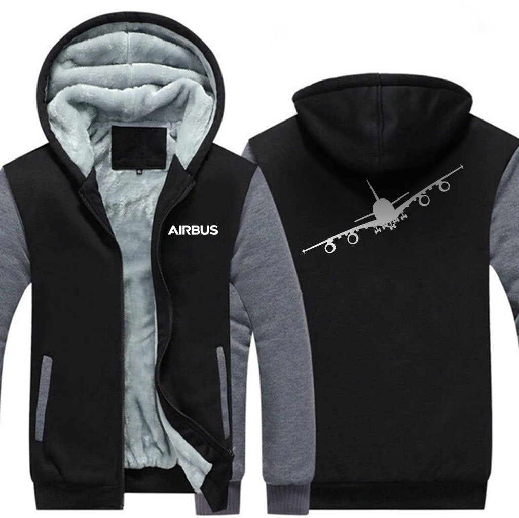 AIRBUS A380 DESIGNED ZIPPER SWEATERS THE AV8R