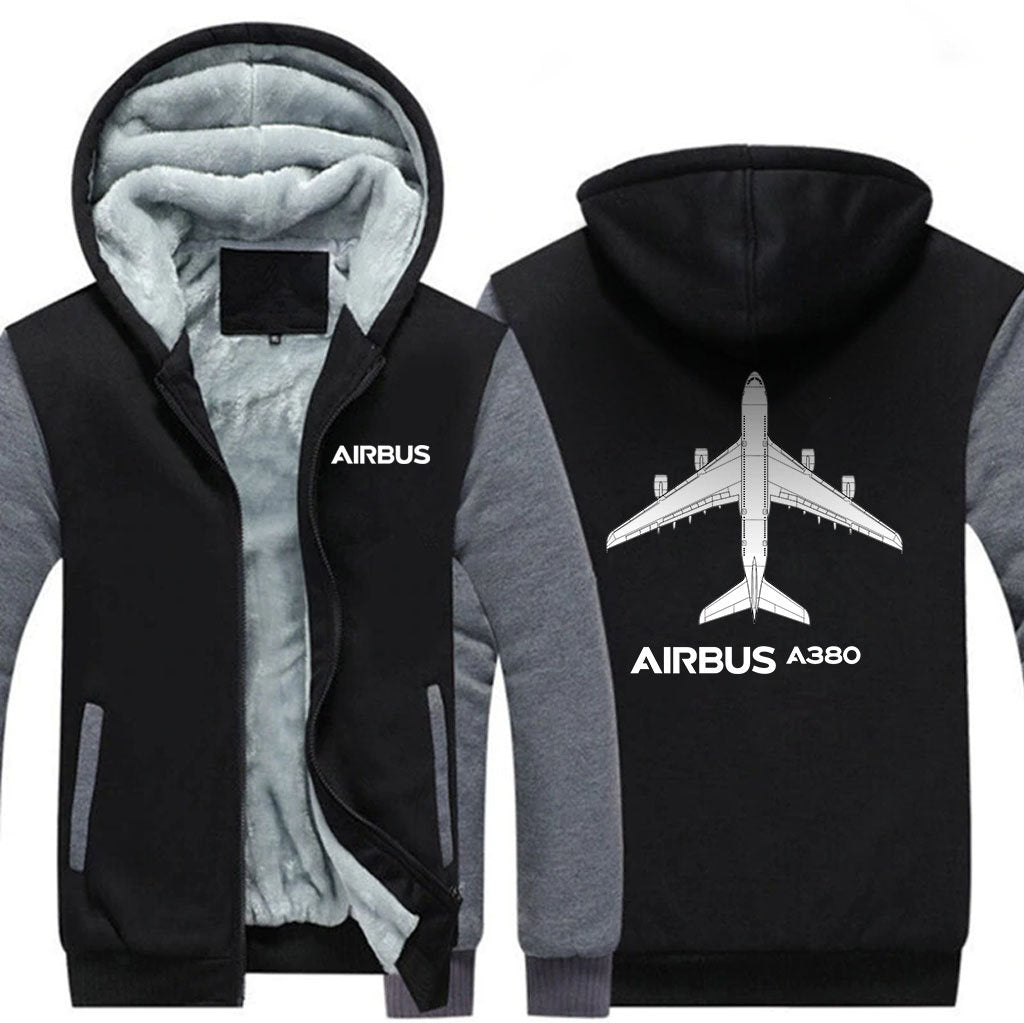 AIRBUS A380 DESIGNED ZIPPER SWEATERS THE AV8R