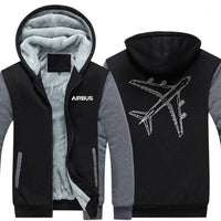 Thumbnail for AIRBUS A380 DESIGNED ZIPPER SWEATERS THE AV8R