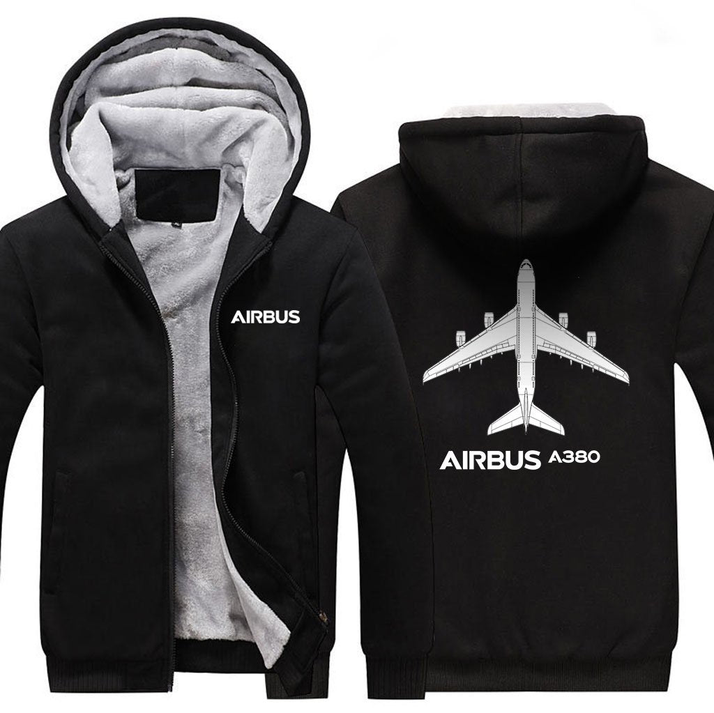 AIRBUS A380 DESIGNED ZIPPER SWEATERS THE AV8R